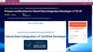 Prepare certification for Talend Data Integration Developer v7 [upl. by Roid]