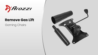 Arozzi Gaming Chairs  Remove Gaslift [upl. by Atinor]