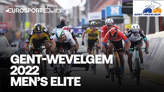 A historic GentWevelgem  2022 GentWevelgem  Highlights  Eurosport [upl. by Eselahs255]