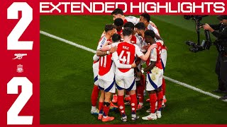 EXTENDED HIGHLIGHTS  Arsenal vs Liverpool 22  Saka scores his 50th Premier League goal [upl. by Aicekan81]