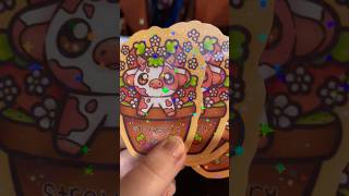 ✨How I Make Holographic Stickers✨shorts [upl. by Loria]