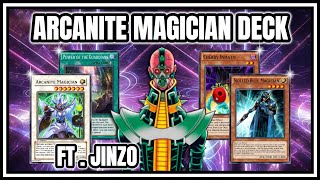 THE ARCANITE MAGICIAN SYNCHRO DECK FT JINZO YuGiOh Duel Links [upl. by Dachia]