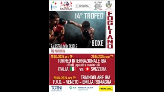 14° Trofeo Fogliano Re Di Puglia  DUAL MATCH ITALIA VS SVIZZERA UNDER 22 [upl. by Nnaes]