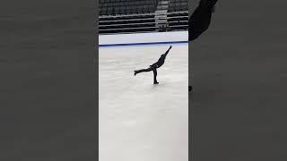 luc economides free skate  cranberry cup 2024 [upl. by Sinegold878]