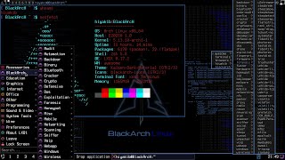 BlackArch Linux LXQT Desktop Environment  AHA [upl. by Chantalle]