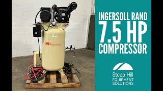 Ingersoll Rand 75HP Compressor 4658 [upl. by Aitnahs]