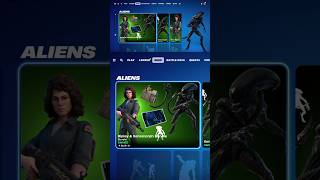 Aliens Return In Time For New Movie Coming Out fortniteitemshopreview shorts [upl. by Assirok967]