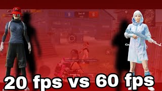 20 fps VS 60 Fps 1v1 room [upl. by Erodoeht]