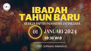 Ibadah Awal Tahun  01 Jan 2024  quotMelihat ke Belakang dan Ke Depanquot 2 Pet 129  GBI Jatinegara [upl. by Yral35]