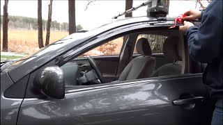 How to Install Window Visors on Your Car [upl. by Emiolhs]