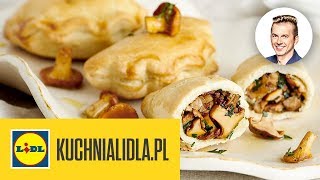 PIECZONE PIEROGI Z KURKAMI 🍴  Karol Okrasa amp Kuchnia Lidla [upl. by Esilram]