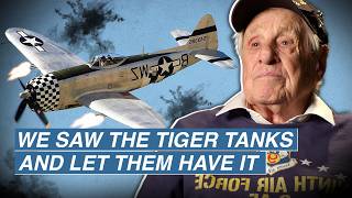 P47 Pilot on Strafing and Bombing Tiger Tanks During WWII  Edwin Cottrell [upl. by Brandwein]