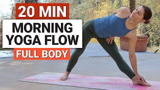 20 Min Morning Yoga Flow  Every Day Full Body Yoga For All Levels [upl. by Alyal]