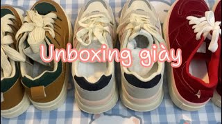 shopee6 unboxing giày📦 [upl. by Anilys]