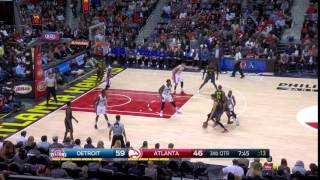 Kyle Korver long two vs Pistons [upl. by Nahraf]