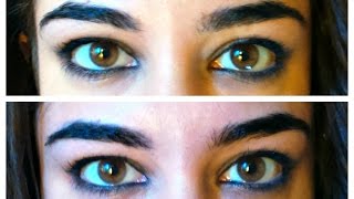 Henna for eyebrows tutorial and review Delia color cream [upl. by Donna]