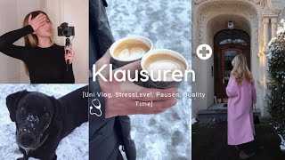 Klausurenvlog im Medizinstudium Teil 1 Stresslevel Lernpausen Lernplan  Sinja Espenhain [upl. by Santoro]