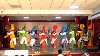 Bhangra World Cup 2021  CHANDIGARH UNIVERSITY 1position  Lyallpur Khalsa CollegeJalander [upl. by Hum]