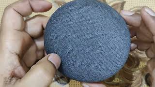 Google Home Nest Mini Second Generation  2nd gen Smart Speaker with Google Assistant  In English [upl. by Kristos]