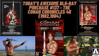 TODAYS AWESOME BLURAY PURCHASE 137  The Conan Chronicles 4K 1982 1984 [upl. by Irovi]