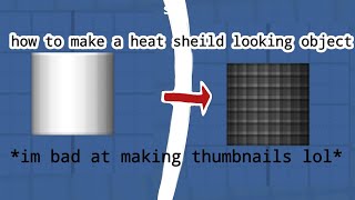 how to get the heat shield looking texture in sfs sfs [upl. by Ahsuas417]