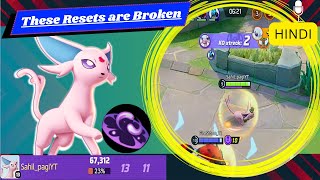 future sight espeon is underrated these cooldowns are op Espeon Pokemon unite hindi gameplay [upl. by Ennairol]