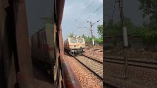 Dangerous 130 kmph VandeBharat  Swarna Shatabdi  Superfast trains near Ghaziabad junction train [upl. by Halli]