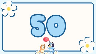 50 Second Timer Bluey for Kids  Calm and Relaxing Music [upl. by Phelia]