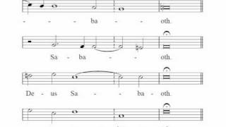 Sanctus amp Benedictus  Byrd Mass for 4 Voices [upl. by Bobinette]