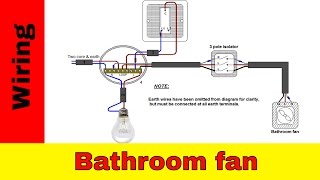 How to wire bathroom fan UK [upl. by Nwadahs]