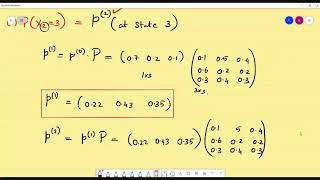 Markov Chain Problems Part  1  UNIT 5   21MAB204T [upl. by Epoillac]