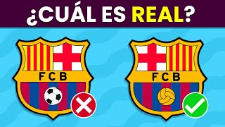 Adivina el Escudo REAL 🧐 Especial Equipos de Fútbol ⚽  ¿Cuánto sabes de Fútbol [upl. by Larena]