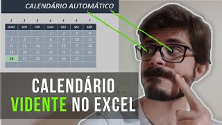 COMO FAZER UM CALENDÁRIO AUTOMÁTICO NO EXCEL [upl. by Ssilb]