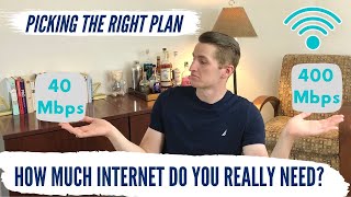 CHOOSING THE RIGHT INTERNET PLAN  HOW MUCH SPEED DO YOU NEED [upl. by Stine]