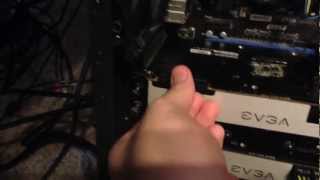 Installing and Configuring Nvidia SLI on 2 EVGA GTX 670 Video Cards [upl. by Nahn430]