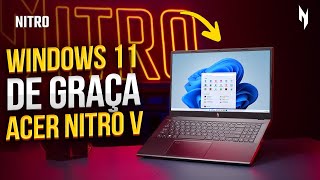 Como INSTALAR WINDOWS no ACER NITRO V 15 PASSO A PASSO [upl. by Aizek]