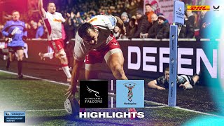 Premiership Highlights Harlequins come away with 5 points from Newcastle [upl. by Togram]