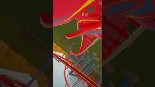 Superman The Ride  Planet Coaster POV Short  HighFlying Heroic Adventure [upl. by Rennob266]