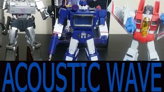 Robot Paradise RP01 Acoustic Wave Soundwave w Frenzy AKA Fanstoys FT02 [upl. by Airdnazxela]