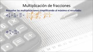 Multiplicación de fracciones [upl. by Harlen]