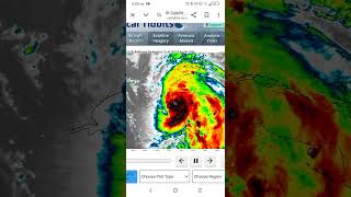 Major Hurricane Rafael landfalls in Cuba as a C3 [upl. by Irehs]