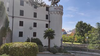 Summer in Crikvenica 2020 Hotel Kaštel Church and Beach View [upl. by Malvino]