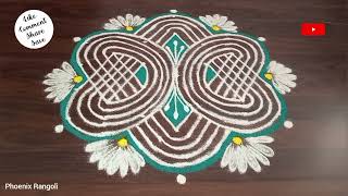 74 Beautiful Daily Rangoli Designs Friday Rangoli rangolidesigns fridaykolam colourkolam [upl. by Yeldar]