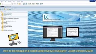 How to download and install adobe livecycle Designer Latest Version  2024 [upl. by Ellenoj]