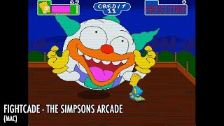 THE SIMPSONS ARCADE PLAYTHROUGH BART FIGHTCADE [upl. by Akiehsal]