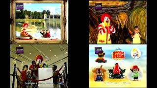 Latino McDonalds Happy Meal ad  Art Gallery and Chicken Little promo December 2005 [upl. by Eisse]