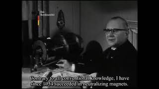 1966 German inventor presents his Free Energy Device MagnetMotor [upl. by Greyson]