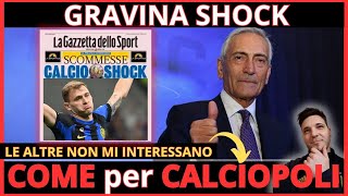 JUVENTUS SCANDALO scommesse le RASSICURAZIONI di GRAVINA come nel 2006 se  AUDIO SHOCK [upl. by Cissie799]