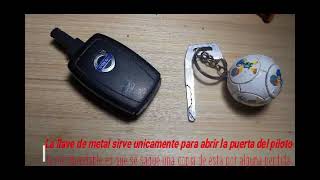 Como desarmar llave para volvo V50 cambio de batería o reparación [upl. by Ecinrev662]