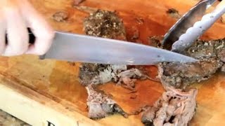 Carving a Beef Pot Roast  Roast Beef Recipes [upl. by Arriet]